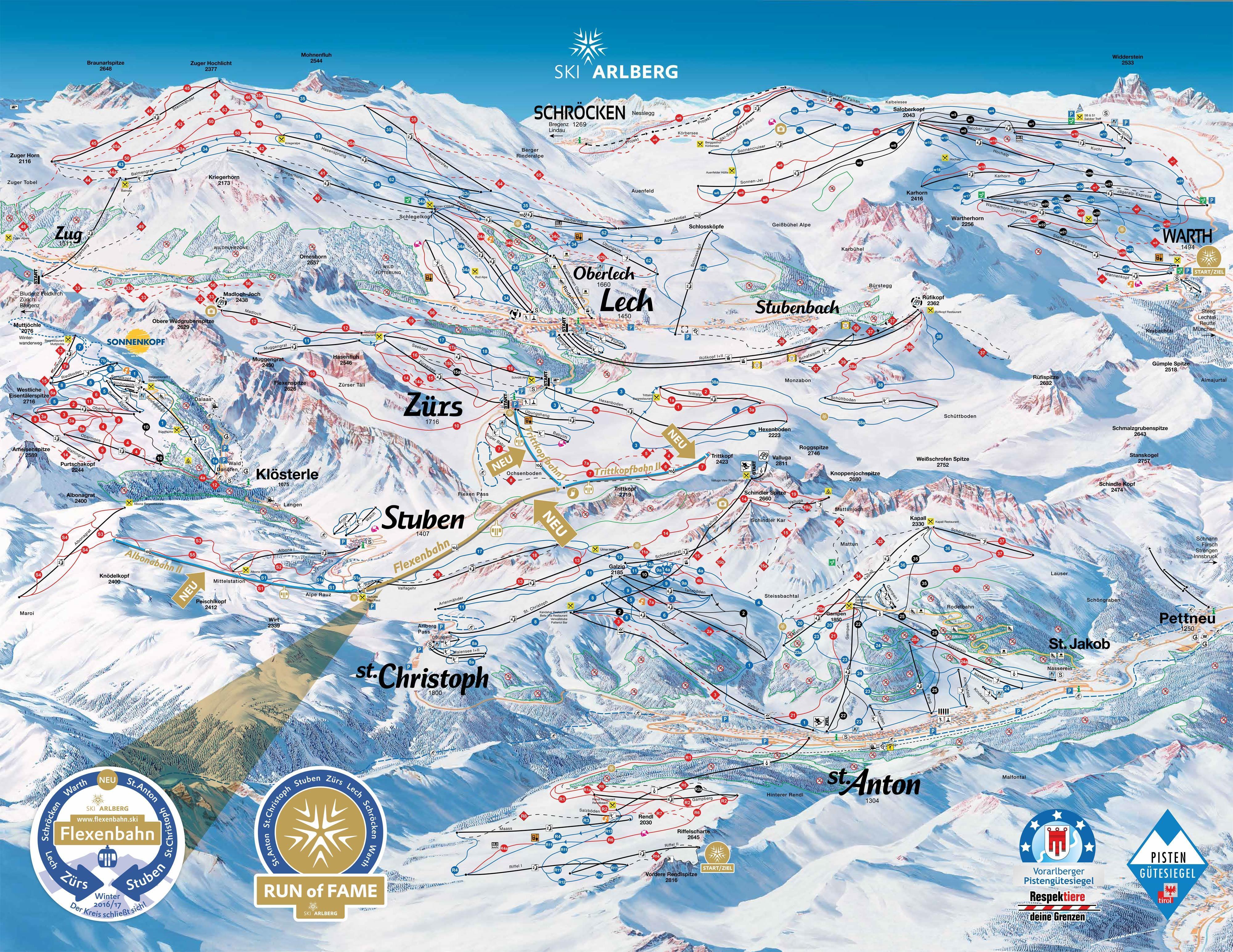 Arlberg Skiregion