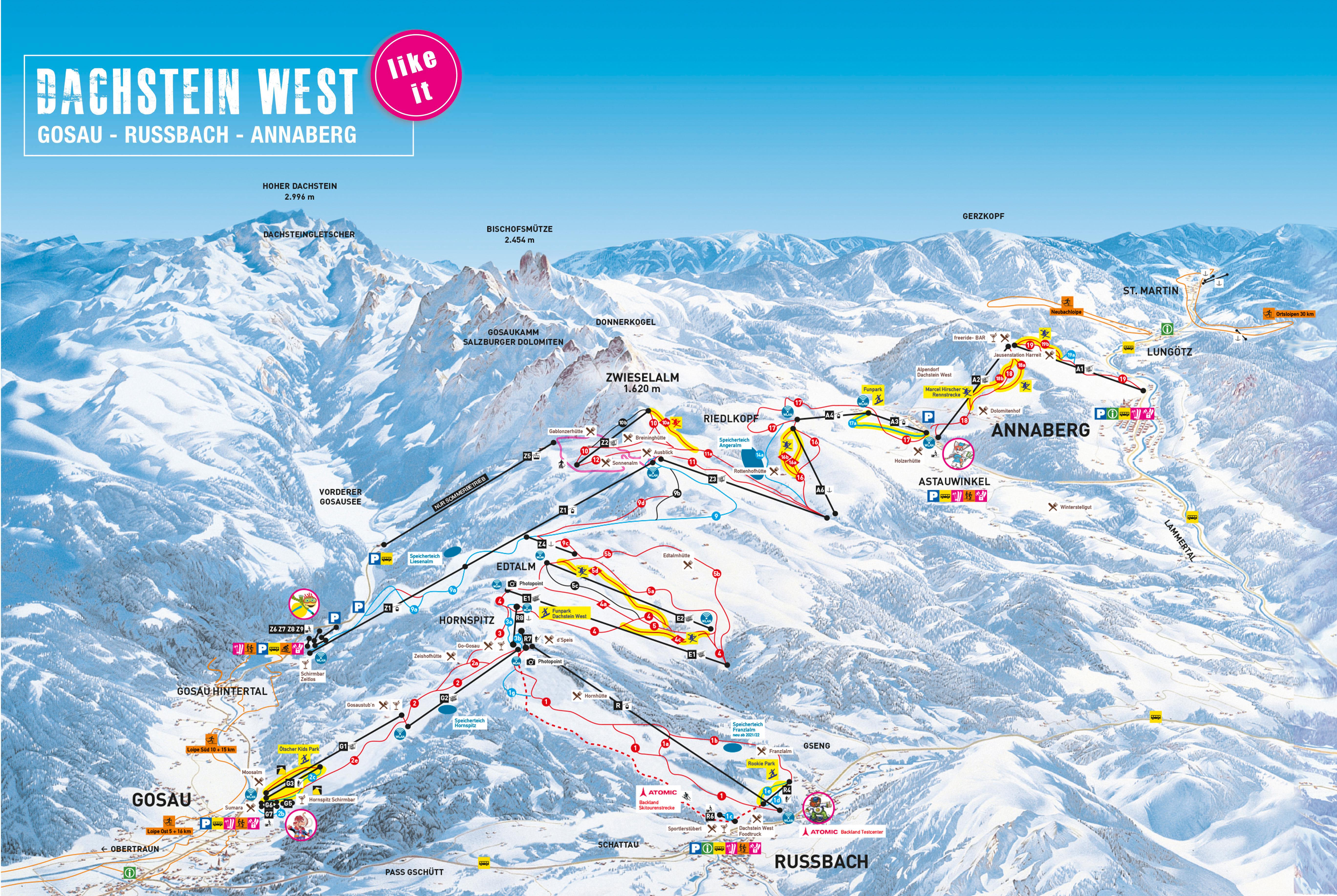 Skiregion Dachstein West